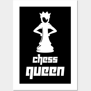 Queen chess piece chess set Posters and Art